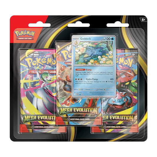 PREVENTA Mega Evolution – 3-Pack Blister