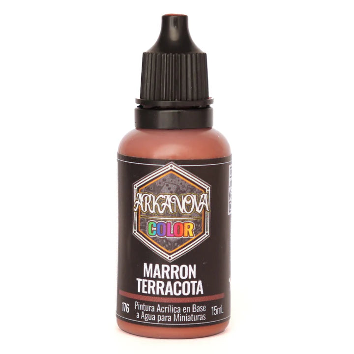 Arkanova Pintura Marrón Terracota 15 mL