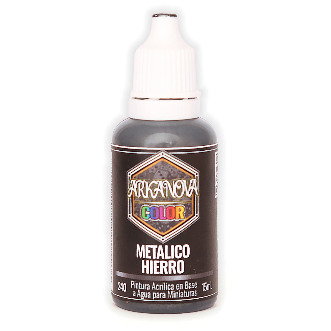 Arkanova Pintura Metálico Hierro 15 mL