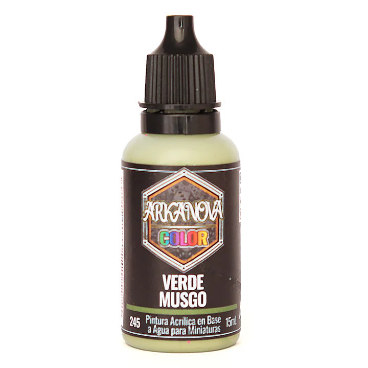 Arkanova Pintura Verde Musgo 15 mL