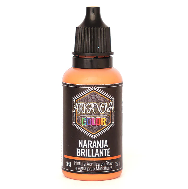Arkanova Pintura Naranjo Brillante 15 mL