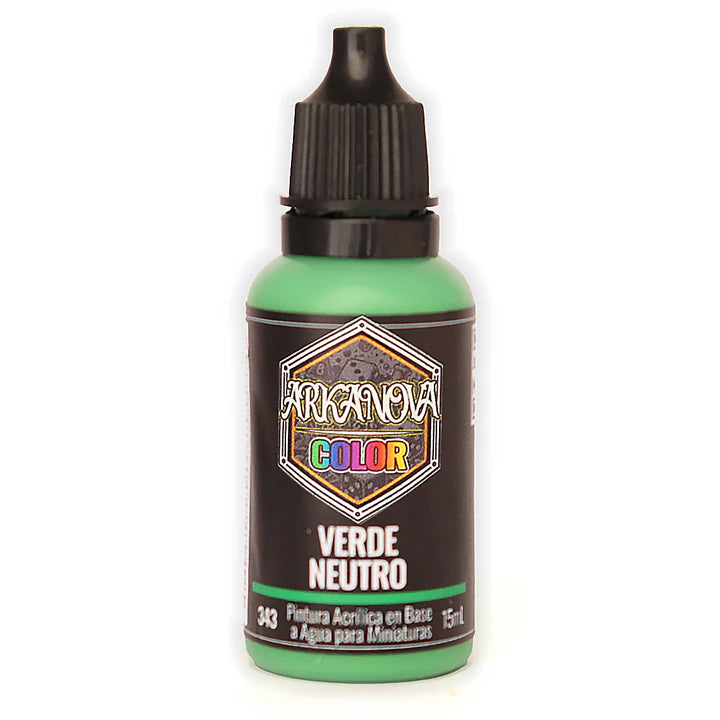 Arkanova Pintura Verde Neutro 15 mL
