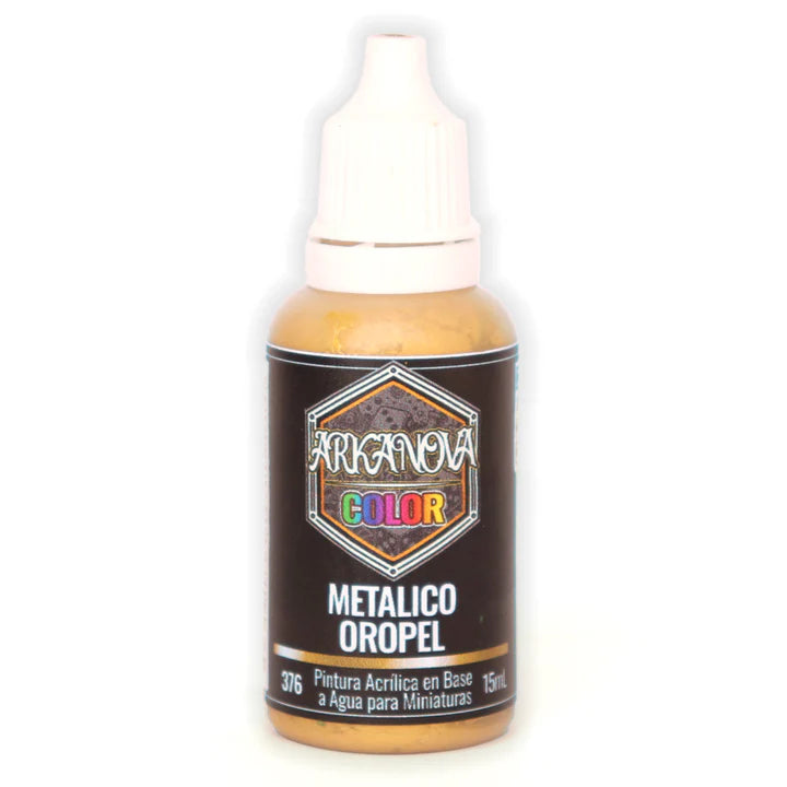 Arkanova Pintura Metálico Oropel 15 mL