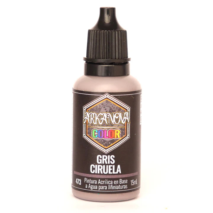 Arkanova Pintura Gris Ciruela 15 mL