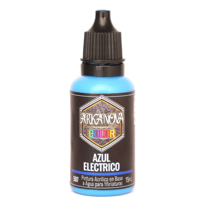 Arkanova Pintura Azul Eléctrico 15 mL