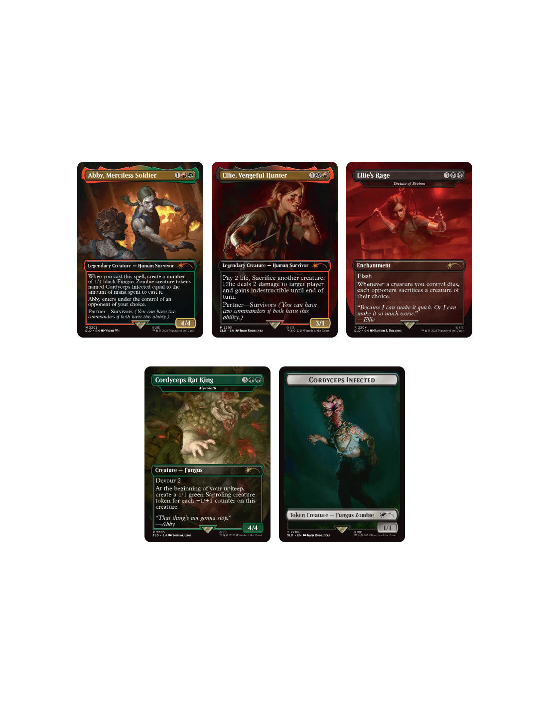 MTG Secret Lair x PlayStation: The Last of Us Part II