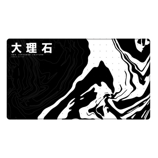 PlayMat 61x35 MousepadLab - MARBLE BLACK