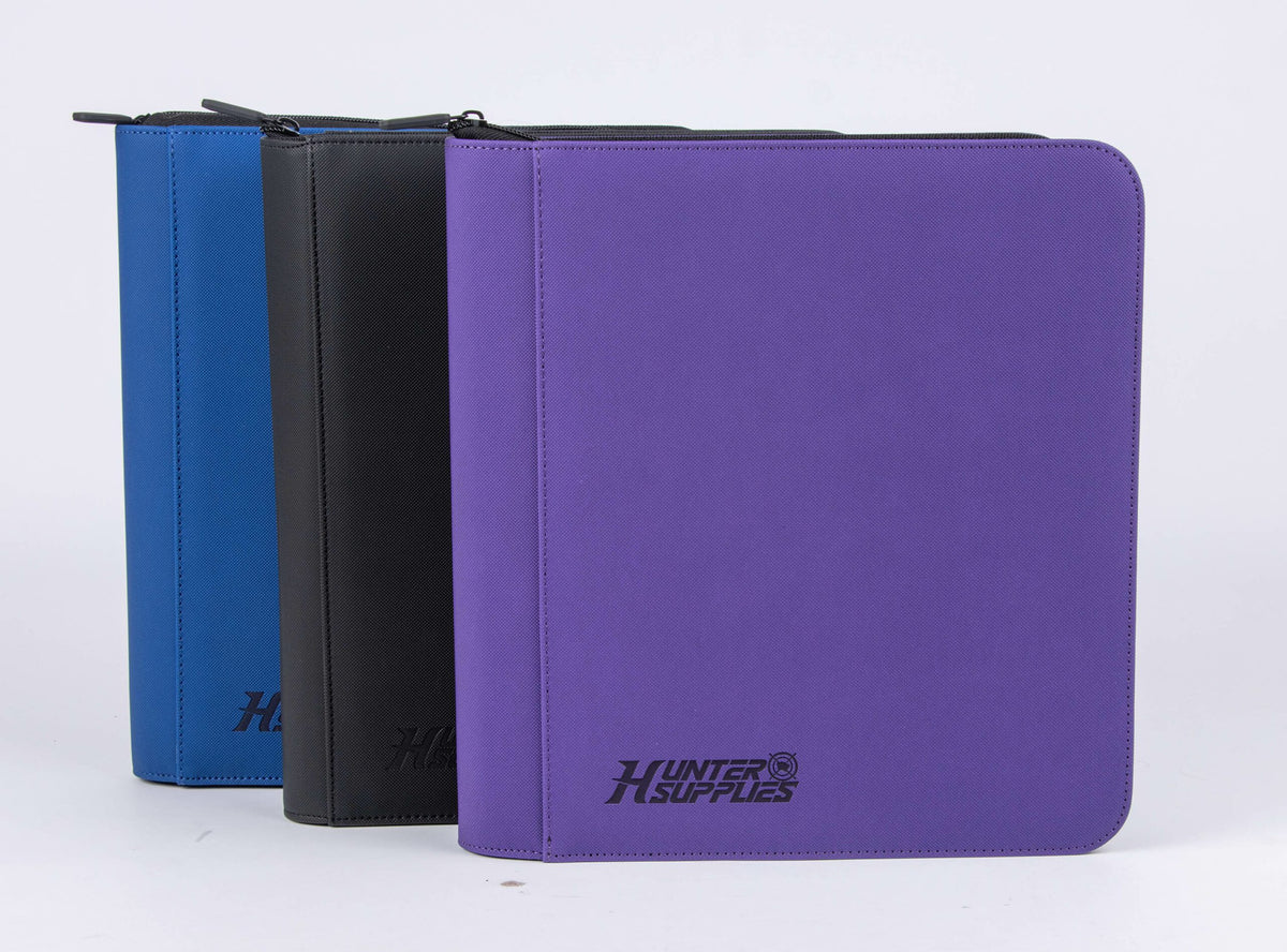 4 Pocket Premium Card Binder con cierre - (160 Espacios)