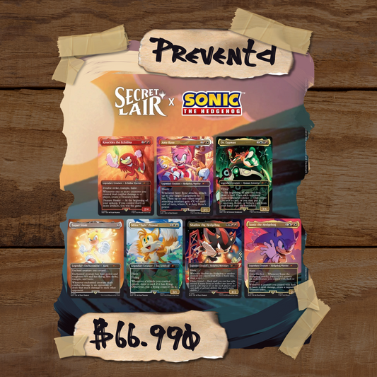 MTG Secret Lair x Sonic: Friends & Foes ING-NO FOIL