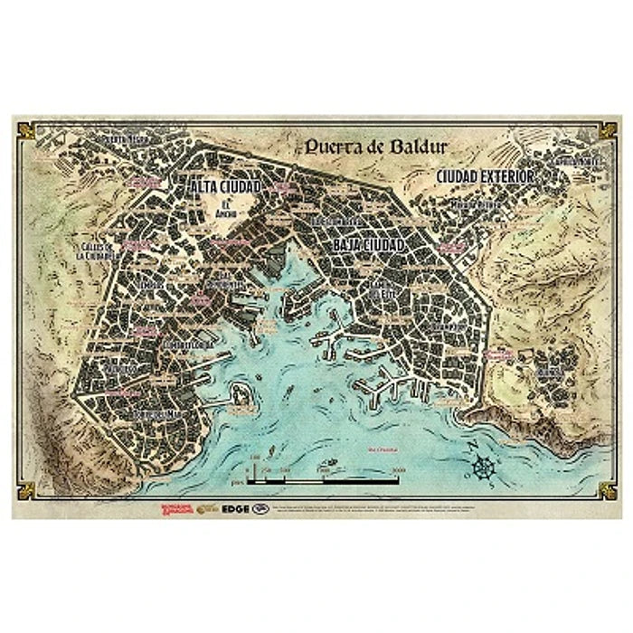 D&D Mapa de Puerta de Baldur