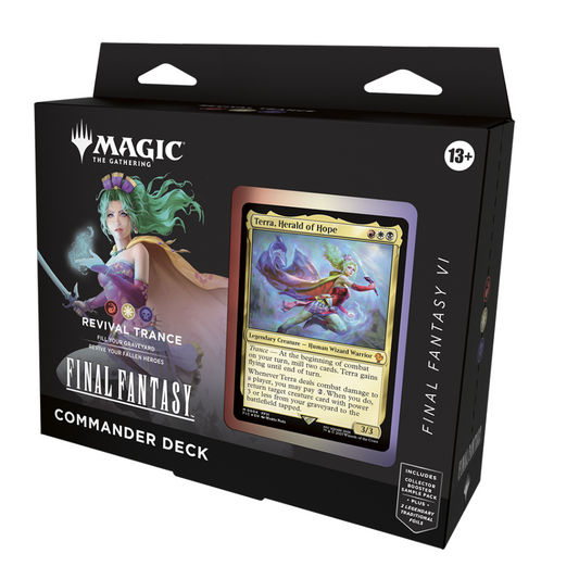 PREVENTA - Final Fantasy Revival Trance (Blanco Negro Rojo) - ING