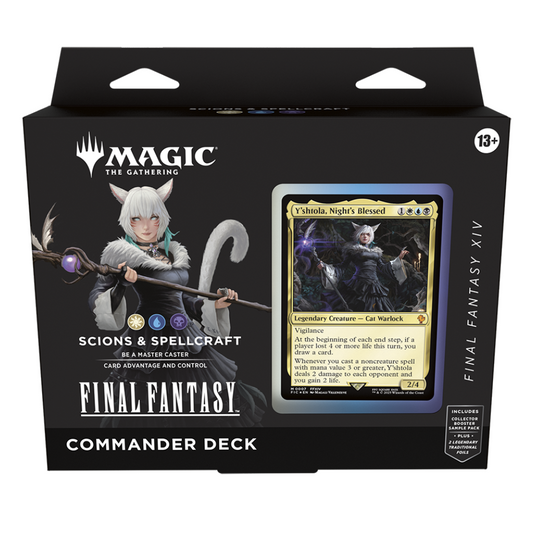 PREVENTA - Final Fantasy Scions & Spellcraft (Azul Negro Blanco) - ING