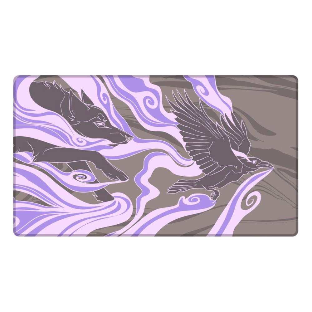 PlayMat 61x35 MousepadLab - WOLF & RAVEN