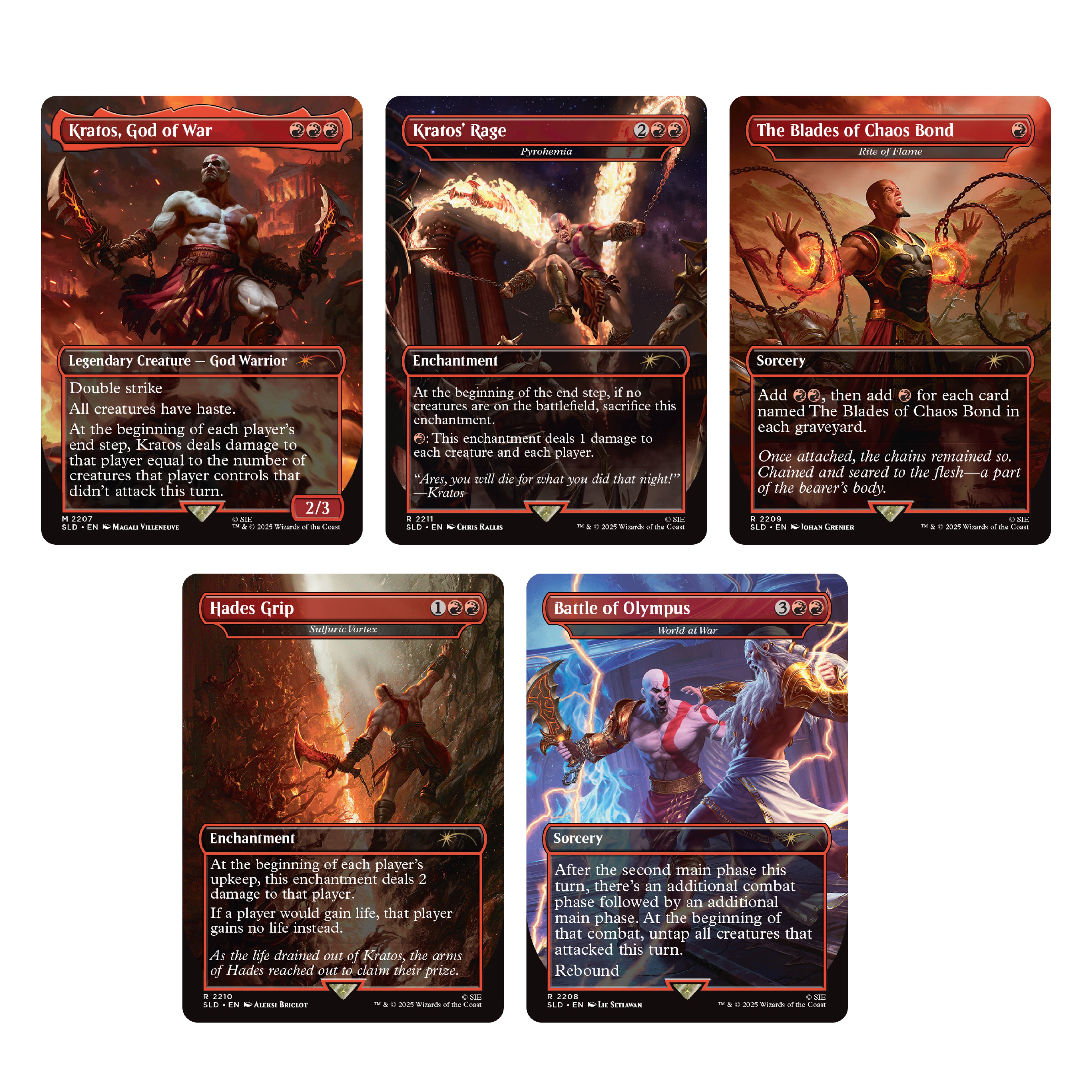 MTG Secret Lair x PlayStation: God of War: Greek