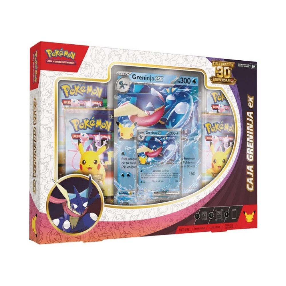 PREVENTA 30th Celebration EX Box - Greninja ING