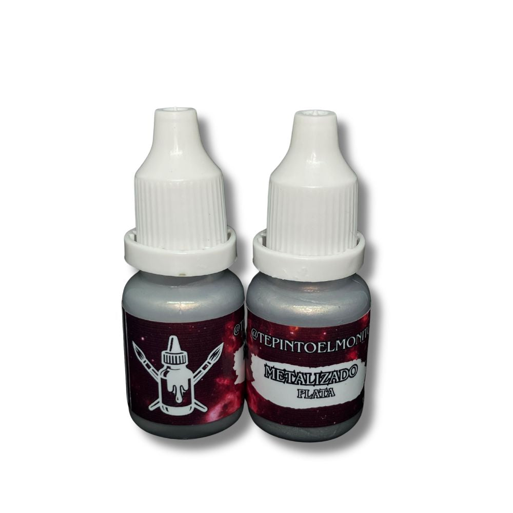 Pintura Te Pinto el Monito - Colores Métalicos 10 ml.