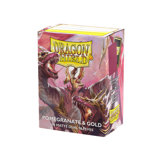 Protectores Dragon Shield Matte - Pomegranate & Gold