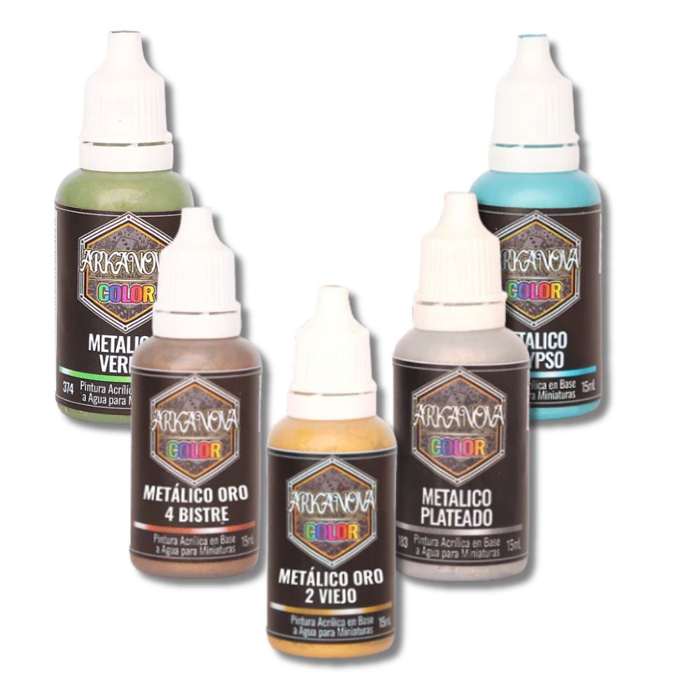 Pintura Arkanova - Linea colores Metálicos