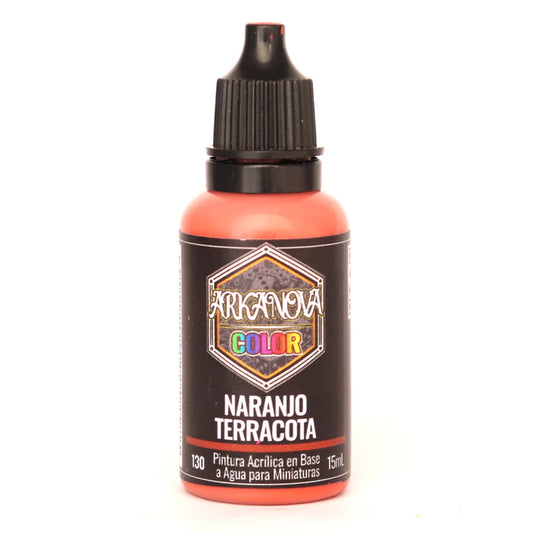Arkanova Pintura Naranjo Terracota 15 mL