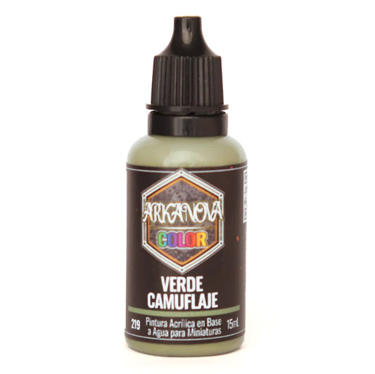 Arkanova Pintura Verde Camuflaje 15 mL