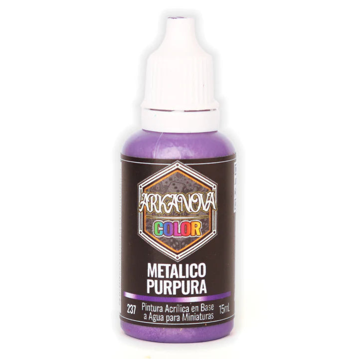Arkanova Pintura Metálico Púrpura  15 mL