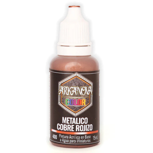 Arkanova Pintura Metálico Cobre Rojizo  15 mL