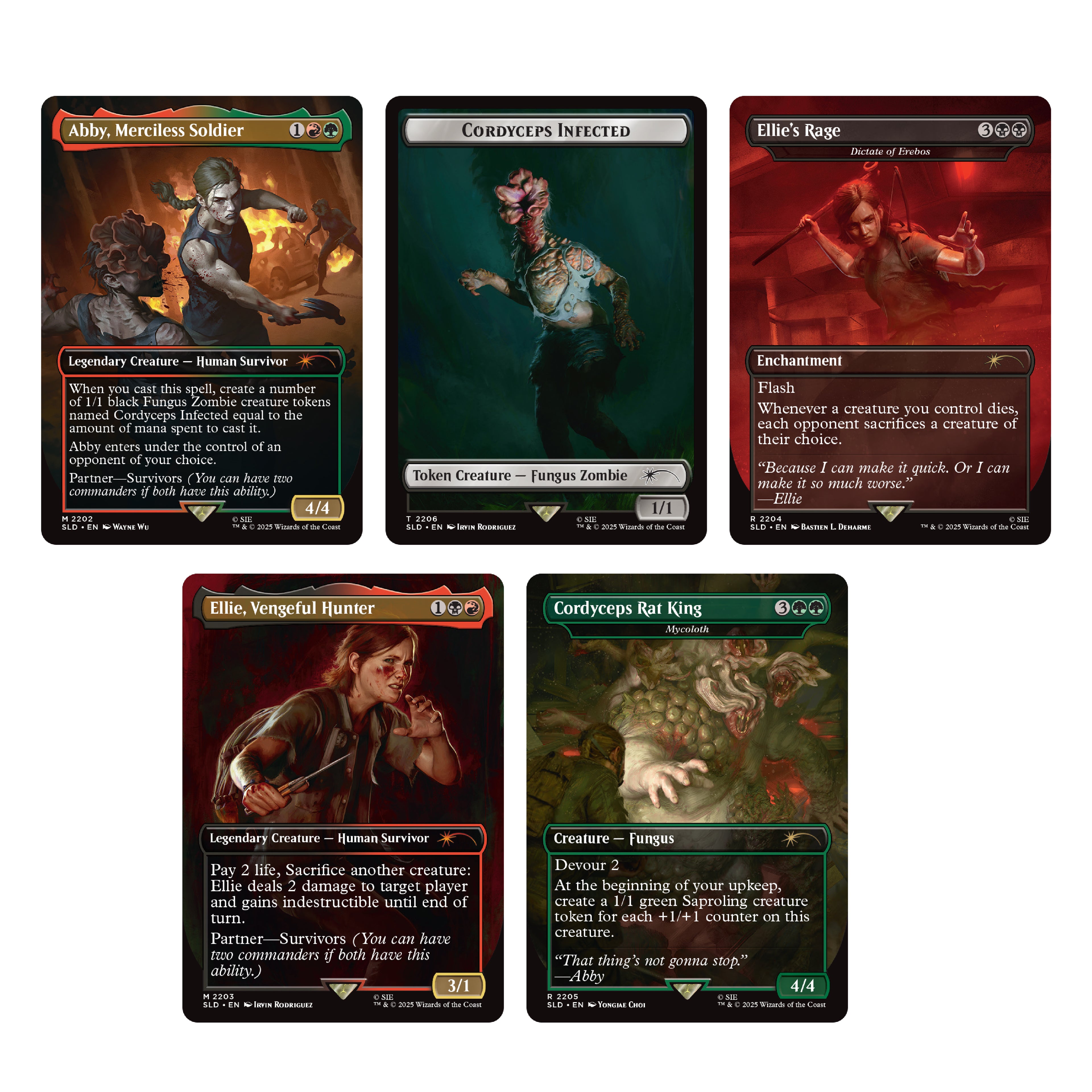 MTG Secret Lair x PlayStation: The Last of Us Part II