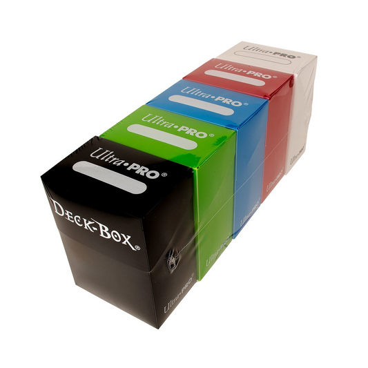 PRT Deck Box Bundle Mana Colors (Display 5 - verde, blanco, rojo, celeste y negro)