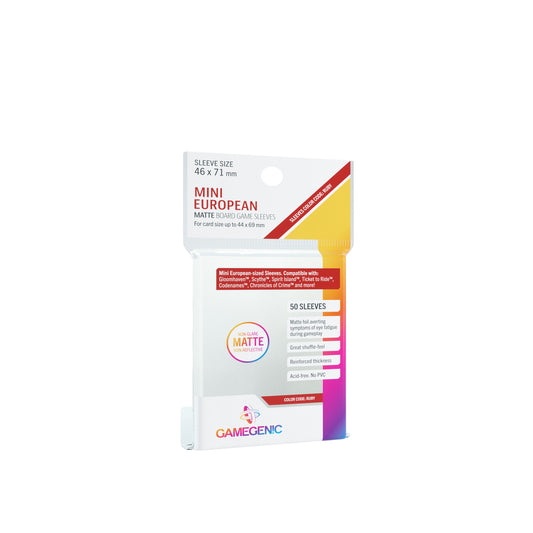 TOPDECK Matte Mini European 46X71 mm