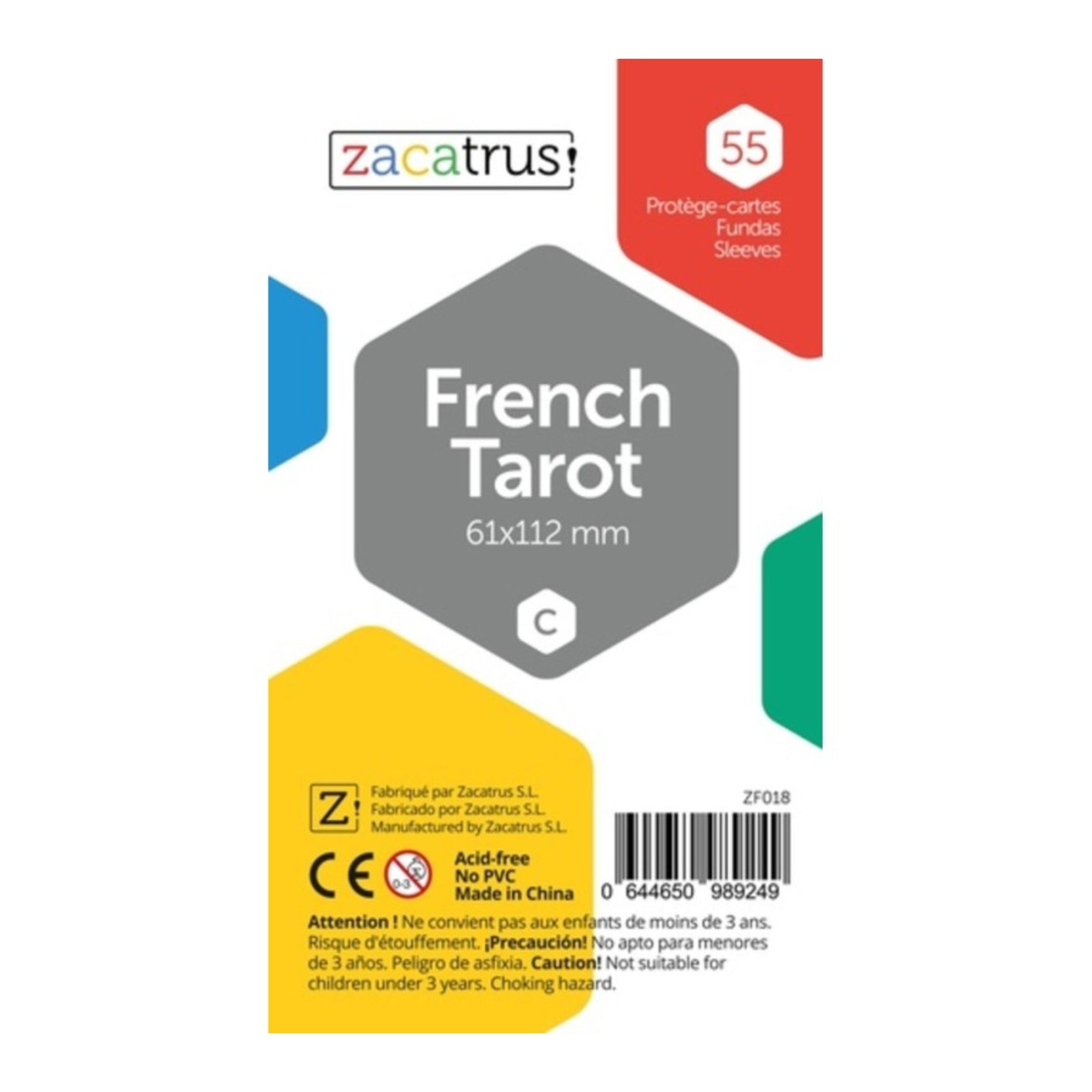 Fundas Zacatrus French Tarot (61 x 112) (55 uds)
