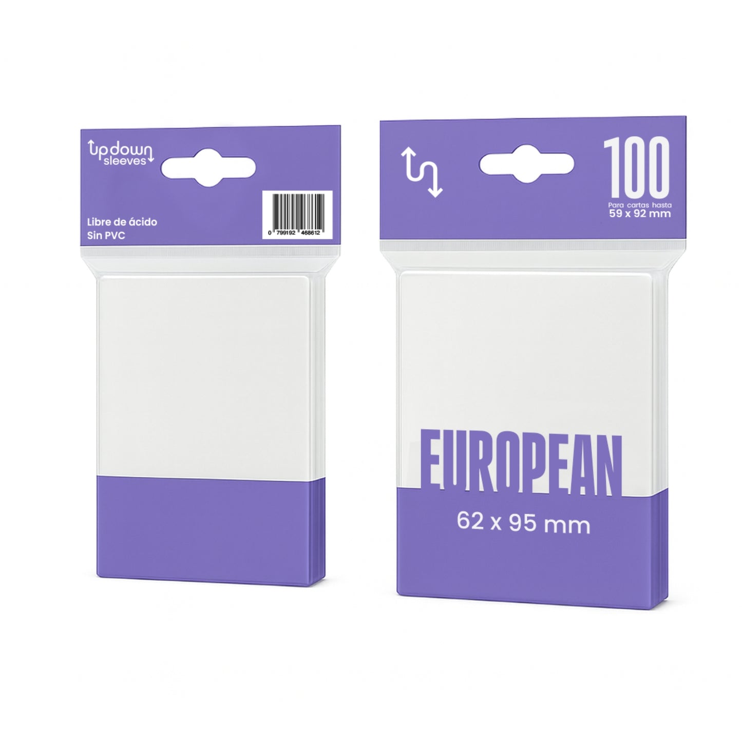 Protectores Updown European 59 x 92 mm