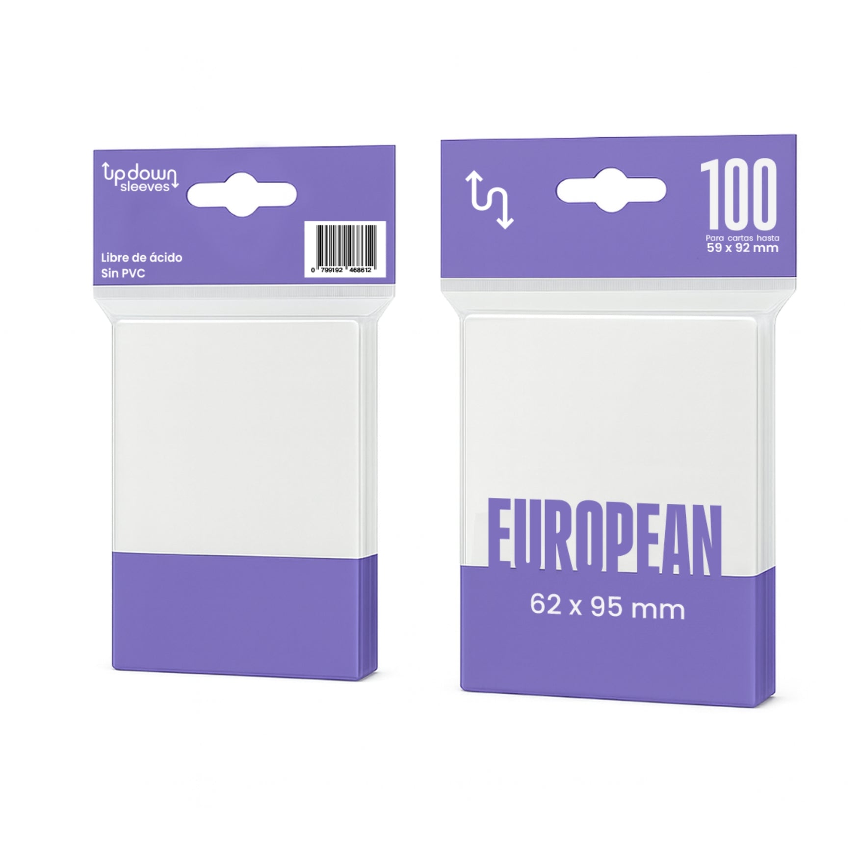 Protectores Updown European 59 x 92 mm